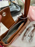 Women Simple Patent Underarm Hangbag